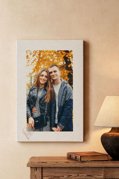 Πίνακας σε Καμβά με Φωτογραφία, Love Connection