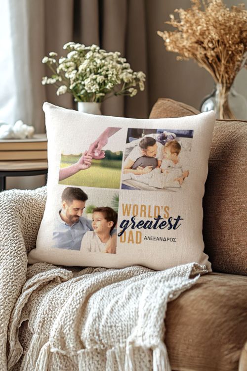 Μαξιλάρι με Φωτογραφίες, Greatest Dad