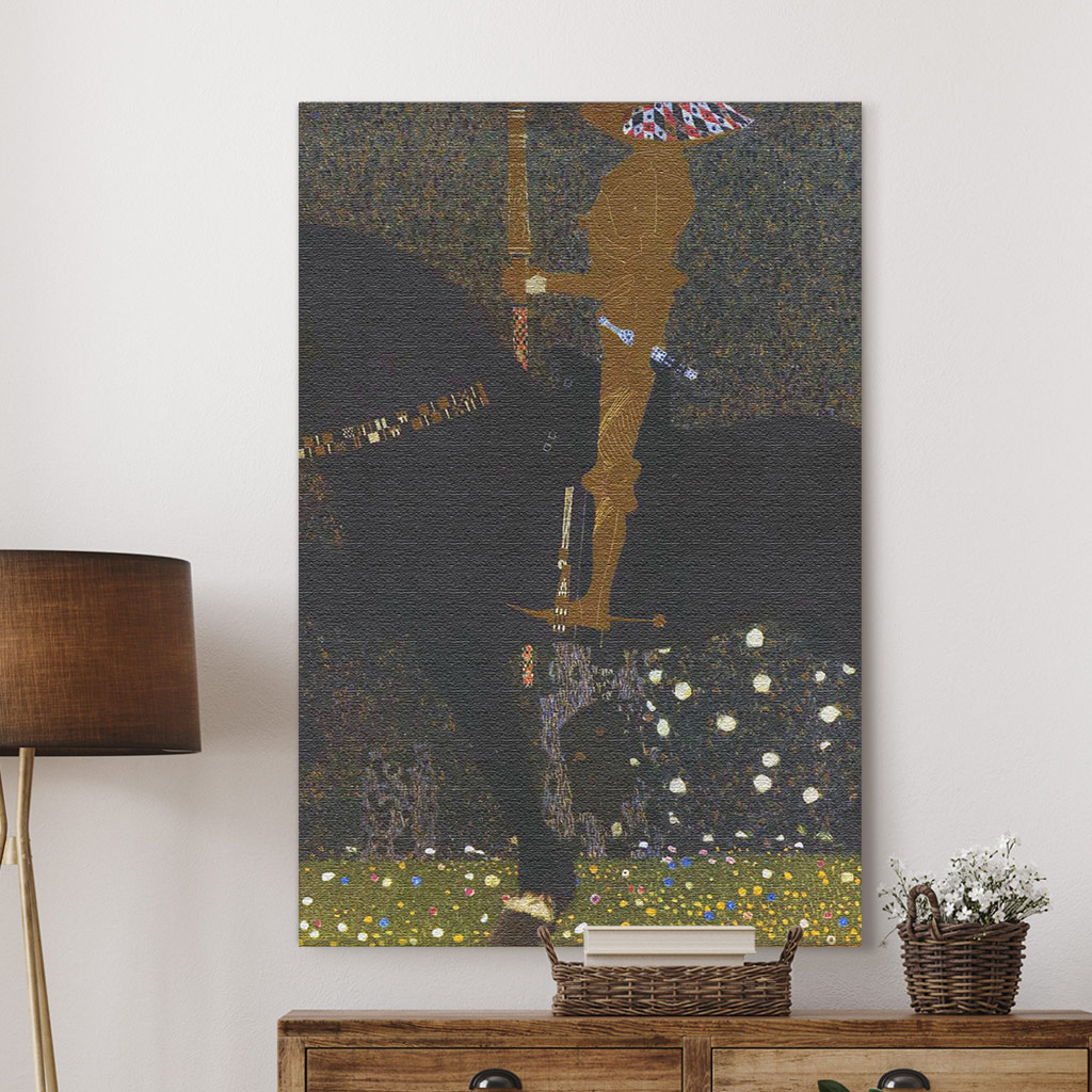 Πίνακας σε Καμβά, Klimt Gustav - Leben ein Kampf