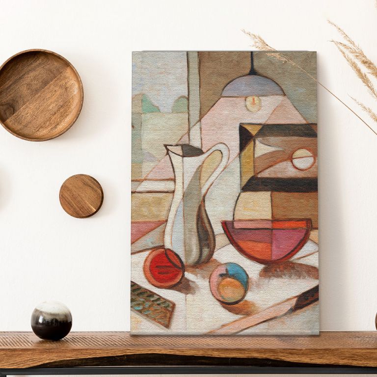 pinakas-se-kamva-kathetos-saloni-w-11046-painting-of-still-life-with-pitcher-and-fruits