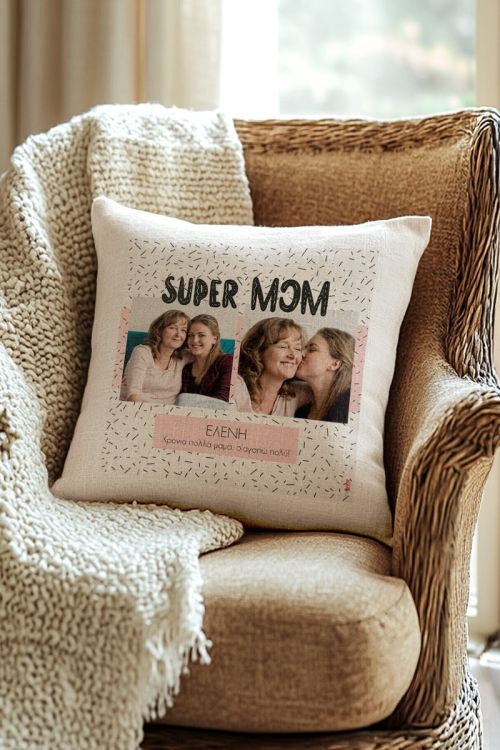 Μαξιλάρι με Φωτογραφίες, Super Mom