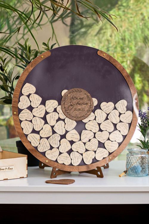 Premium Ξύλινο Ευχολόγιο, Beautiful Circle, Προσωποποιημένο