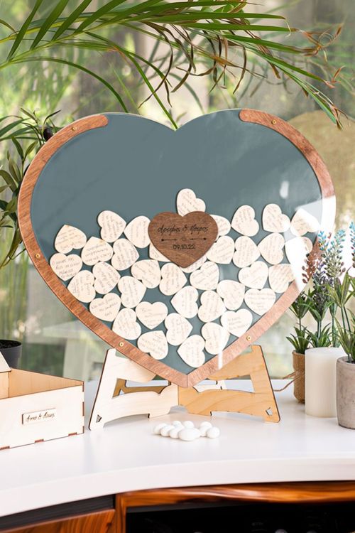 Premium Ξύλινο Ευχολόγιο, Amazing Heart, Προσωποποιημένο