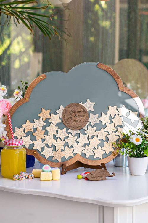 Premium Ξύλινο Ευχολόγιο, Luxurious Cloud, Προσωποποιημένο