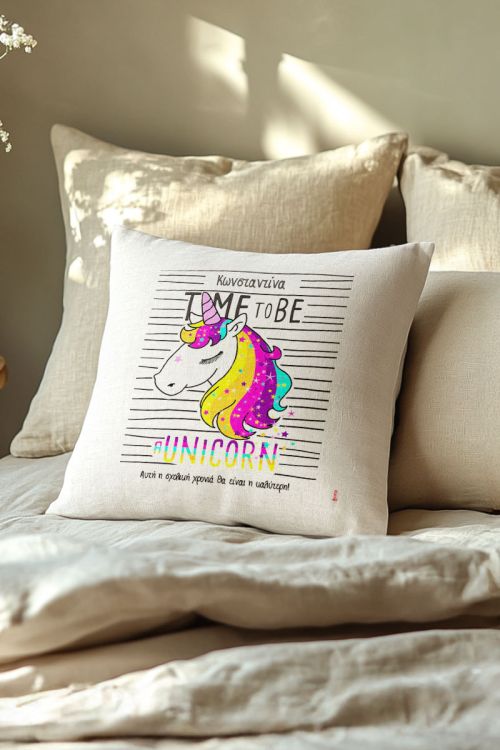 Μαξιλάρι με Φωτογραφίες, Time to be Unicorn