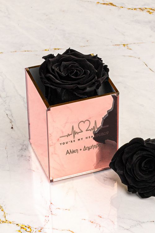 Παντοτινά Τριαντάφυλλα, Forever Rose Pink Gold - Heartbeat