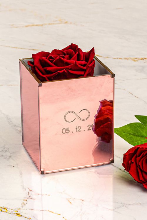 Παντοτινά Τριαντάφυλλα, Forever Rose Pink Gold - Forever Love