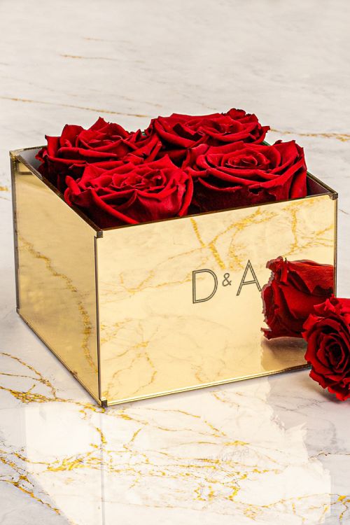 Παντοτινά Τριαντάφυλλα, Forever Red Rose Mirror - Love