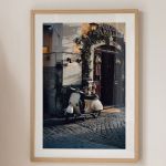 Old Time Classic Vespa Premium Poster