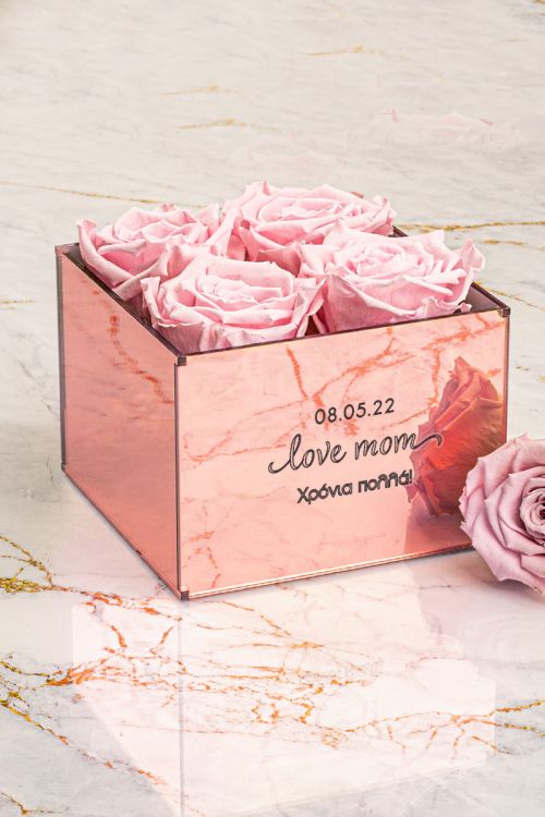 Παντοτινά Τριαντάφυλλα, Forever Rose Pink Gold - Love My Mother