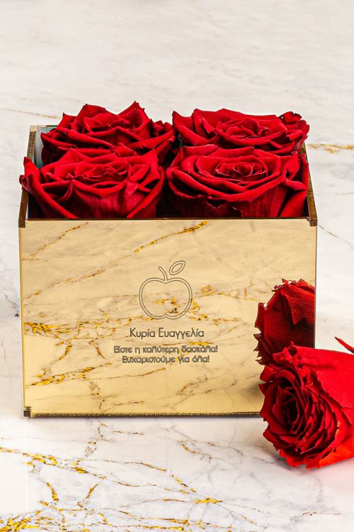 Παντοτινά Τριαντάφυλλα, Forever Red Rose Mirror - Apple