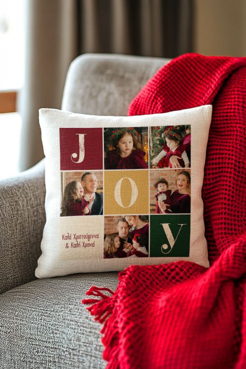Μαξιλάρι με Φωτογραφίες, Xmas Joy
