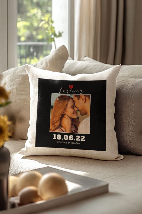 Μαξιλάρι με Φωτογραφίες, Forever With You Love