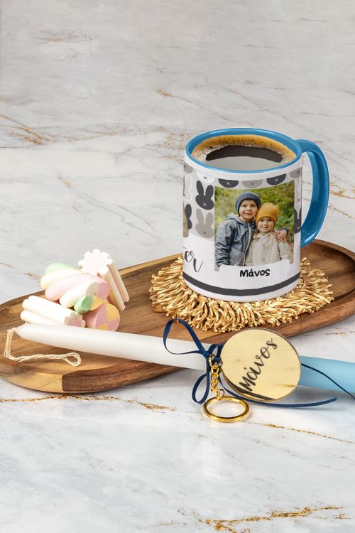 Προσωποποιημένη Κούπα με Λαμπάδα, Funny Bunny Candle