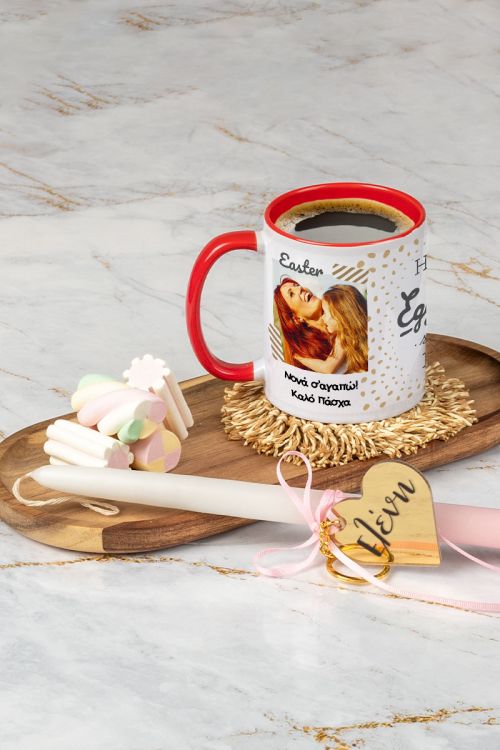 Προσωποποιημένη Κούπα με Λαμπάδα, Eggstra Day Candle