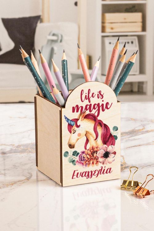 Μολυβοθήκη Προσωποποιημένη για Παιδιά, Magic Life