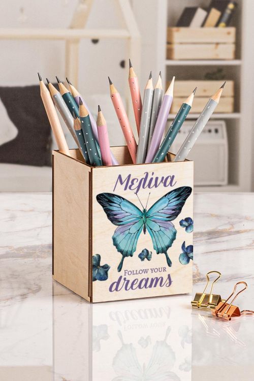 Μολυβοθήκη Προσωποποιημένη για Παιδιά, Dream Butterfly