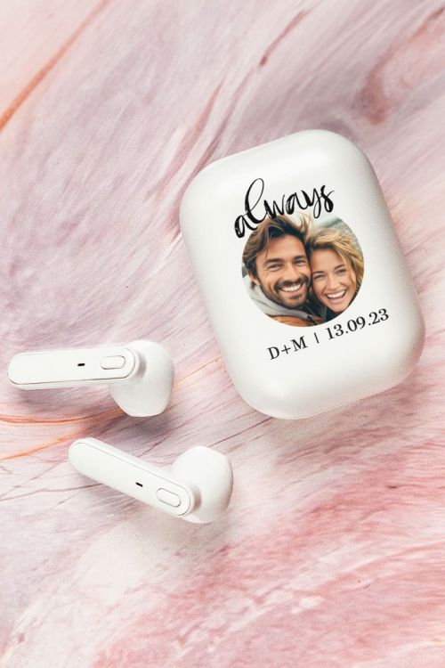 Earbud Bluetooth Handsfree Ακουστικά με Θήκη Φόρτισης & Σχέδιο Always