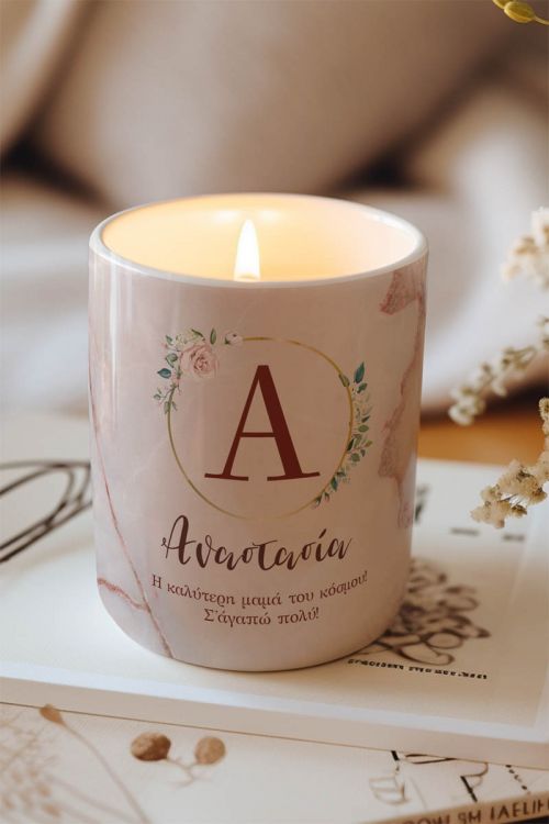 Αρωματικό Κερί, Χειροποίητο με Άρωμα Vanilla Cream, Mom Home