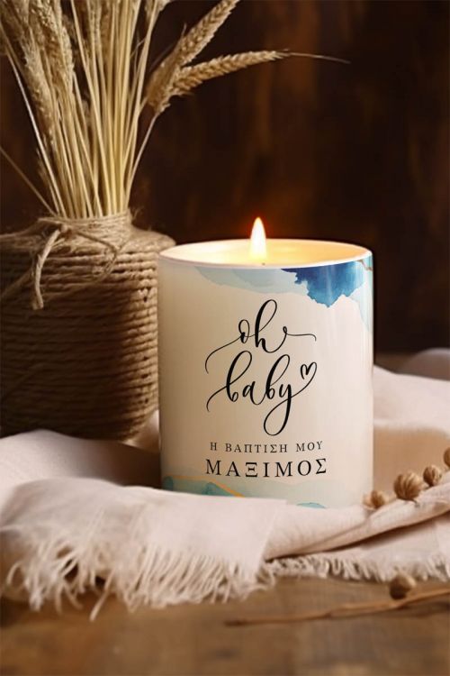 Αρωματικό Κερί, Χειροποίητο με Άρωμα Vanilla Cream, Baby Love
