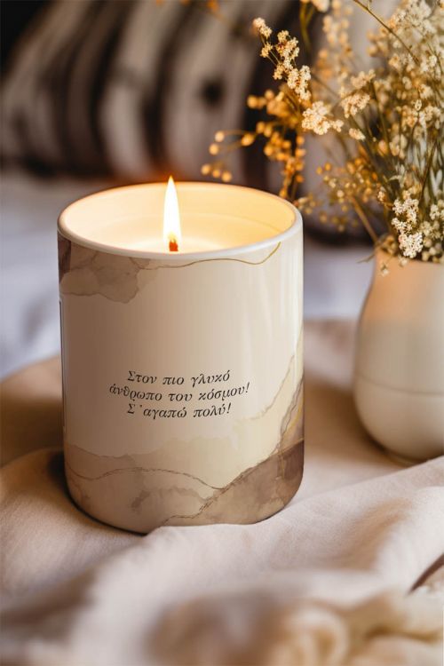 Αρωματικό Κερί, Χειροποίητο με Άρωμα Vanilla Cream, Velvet