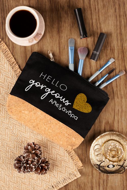Τσαντάκι-Νεσεσέρ Καλλυντικών, Προσωποποιημένο, Glitter Heart