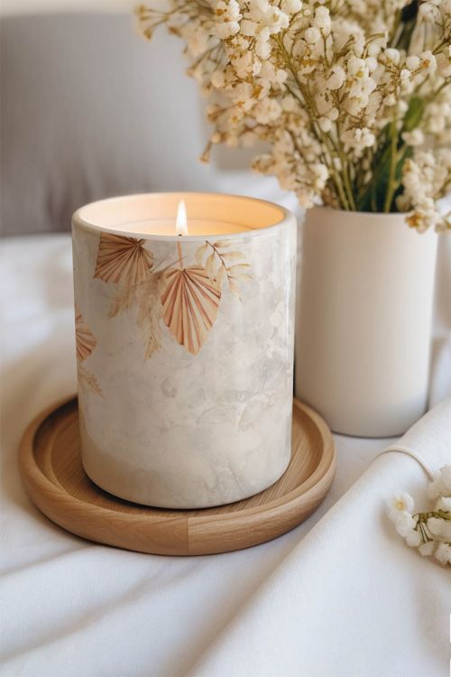 Αρωματικό Κερί, Χειροποίητο με Άρωμα Vanilla Cream, Super Mom