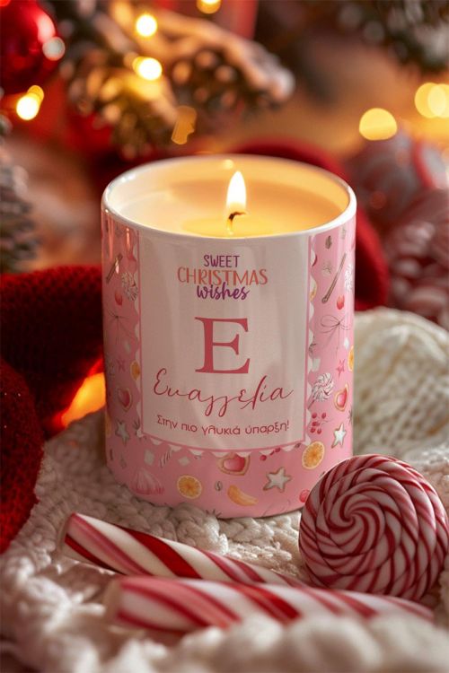 Αρωματικό Κερί, Χειροποίητο με Άρωμα Vanilla Cream, Sweet Wishes