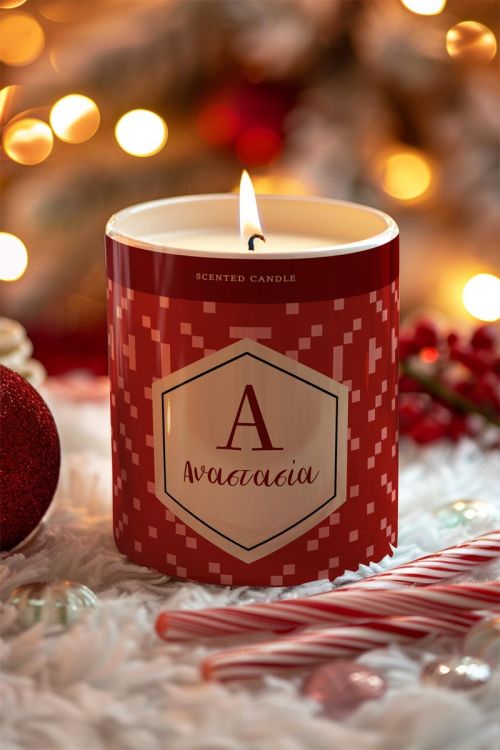 Αρωματικό Κερί, Χειροποίητο με Άρωμα Vanilla Cream, Red Season