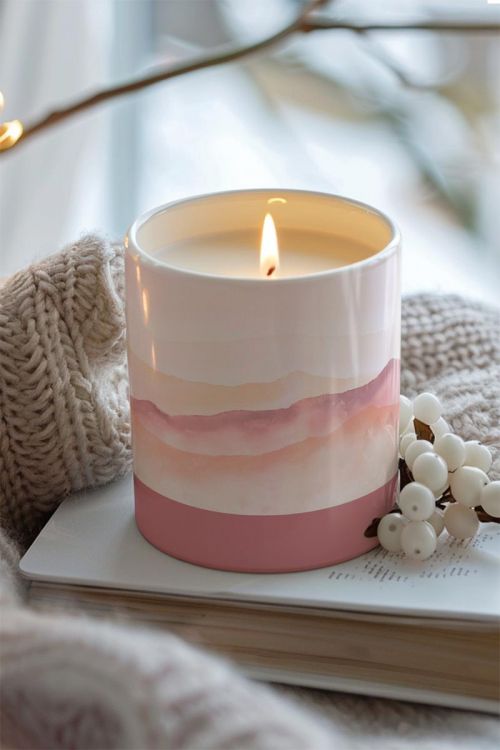 Αρωματικό Κερί, Χειροποίητο με Άρωμα Vanilla Cream, Aesthetics
