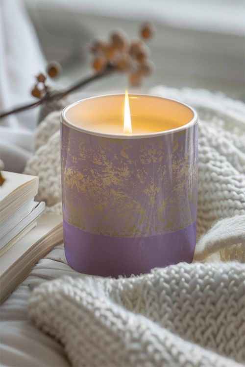 Αρωματικό Κερί, Χειροποίητο με Άρωμα Vanilla Cream, Winter