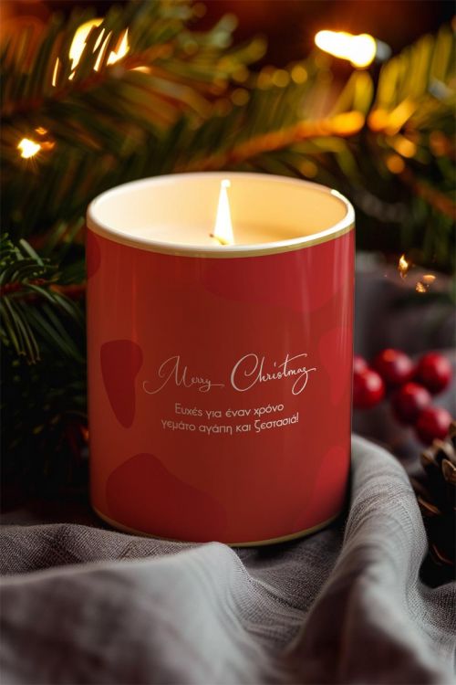 Αρωματικό Κερί, Χειροποίητο με Άρωμα Vanilla Cream, Xmas Deer