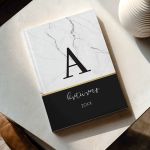 Προσωποποιημένη Ατζέντα - Ημερολόγιο με Σχέδιο Black & White