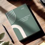 Επαγγελματική Ατζέντα - Ημερολόγιο με Σχέδιο White Curves