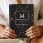 Επαγγελματική Ατζέντα - Ημερολόγιο με Σχέδιο Gold Shapes