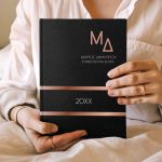Επαγγελματική Ατζέντα - Ημερολόγιο με Σχέδιο Rose Gold