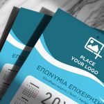 Ετήσιο Ημερολόγιο 2025 με Εταιρικό Λογότυπο για Επιχειρήσεις