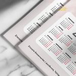 Μονόφυλλο Ετήσιο Ημερολόγιο 2025 για Εταιρείες