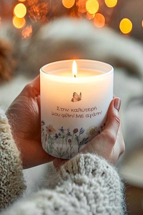 Χειροποίητο Κερί με Απαλό Άρωμα Vanilla Cream