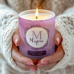 Αρωματικό Κερί Vanilla Cream με Όνομα, Δώρο για Μητέρα