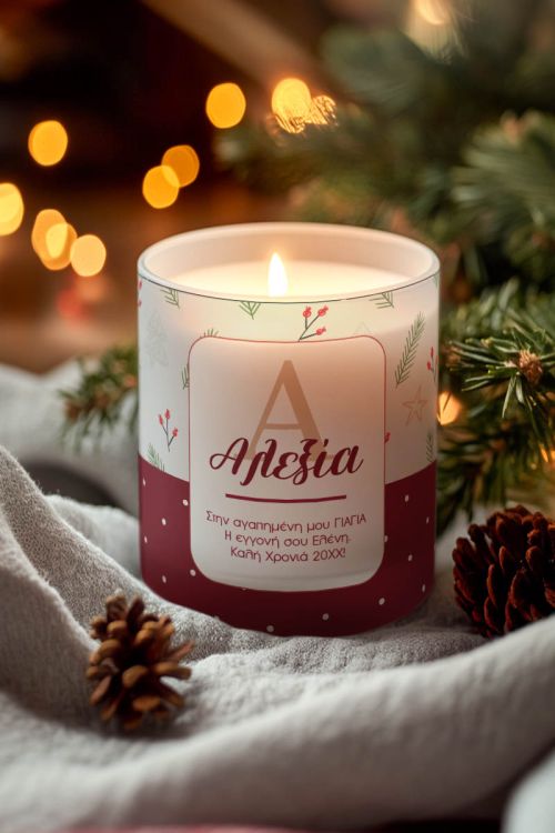 Αρωματικό Κερί Vanilla Cream, Χριστουγεννιάτικο Δώρο για Γιαγιά
