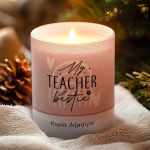 Κεριά Χειροποίητα με Άρωμα Vanilla, Δώρα για Δασκάλες