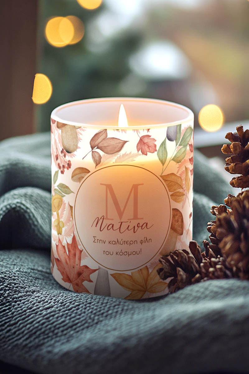 myikona-keri-me-fotografia-kai-afierosi-q-097 Αρωματικό Κερί Vanilla Χειροποίητο, Προσωποποιημένο Δώρο