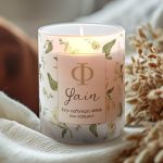 Αρωματικό Κερί Vanilla Cream με Όνομα, Δώρο για Μαμά