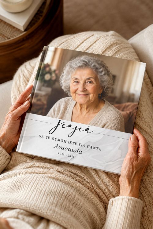 Θα σε θυμόμαστε για πάντα Γιαγιά, Photobook με Φωτογραφίες