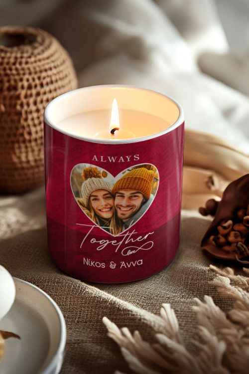 Προσωποποιημένο Κερί Vanilla Cream, Δώρο για Ζευγάρια