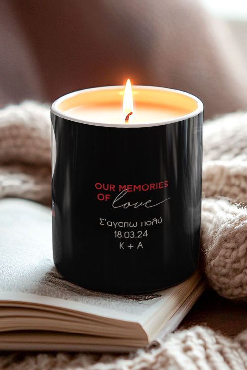 Αρωματικό Κερί με Άρωμα Vanilla Cream, Δώρο για Ζευγάρια
