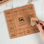 Ξύλινο Παζλ Τετράγωνο Προσωποποιημένο, DIY