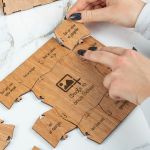 Ξύλινο Παζλ Τετράγωνο Προσωποποιημένο, DIY