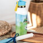 Θερμός με Καλαμάκι σε Σχέδιο Blue Team & Premium Λαμπάδα